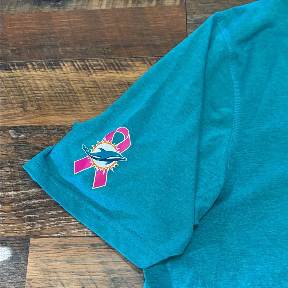 Nike Dri Fit NFL‎ Miami Dolphins Breast Cancer Awareness Tee